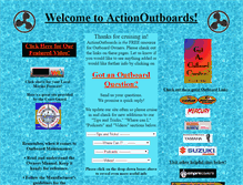 Tablet Screenshot of actionoutboards.com